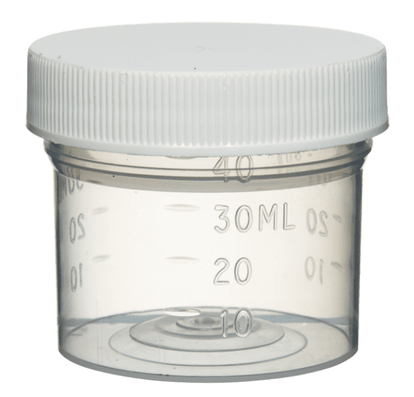 B Cup specimen container