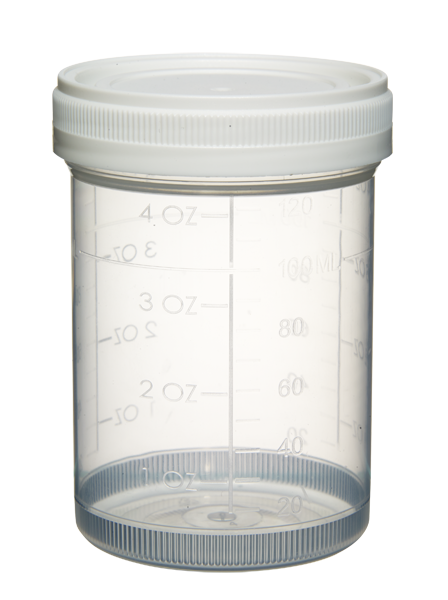 P Cup specimen container